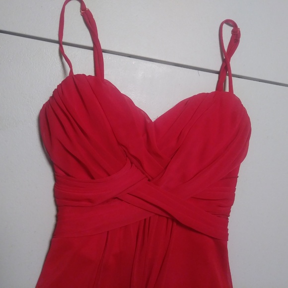 Pink Chiffon Dress - Picture 2 of 4